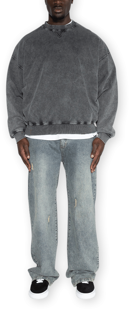 Don't Waste Culture Kong | Washed Black Donkergrijs