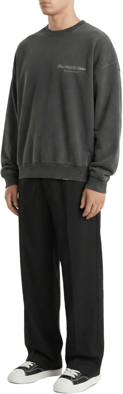 Don't Waste Culture Mire | Washed Black Donkergrijs