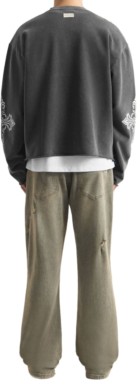 Don't Waste Culture Xavira Sweater | Washed Black Donkergrijs