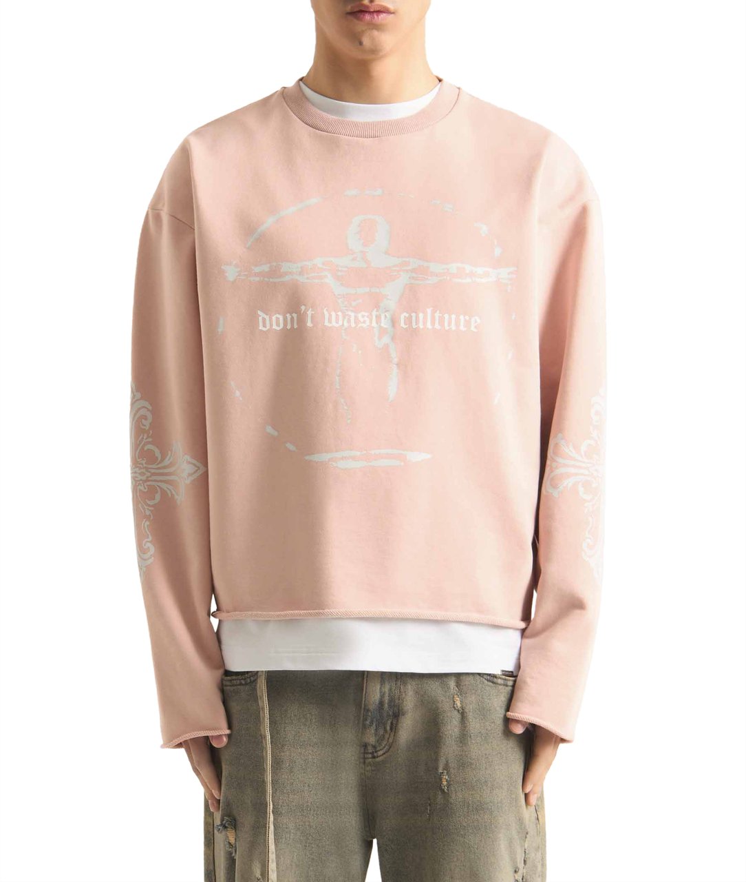Don't Waste Culture Xavira Sweater | Old Pink Roze