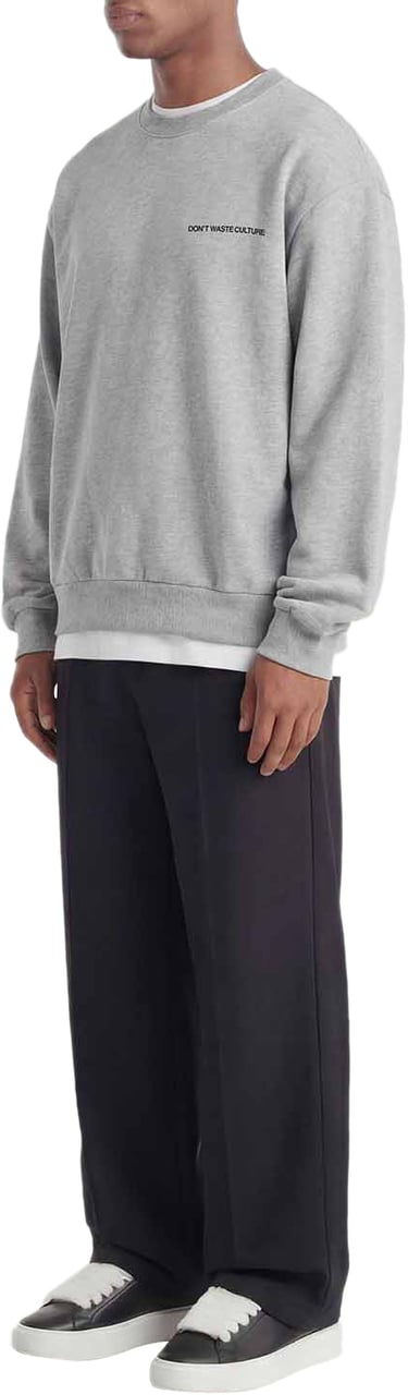 Don't Waste Culture Tripo Sweater | Melange Grey Grijs