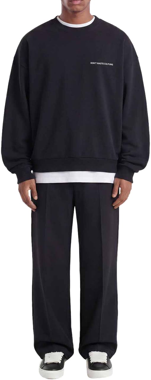 Don't Waste Culture Tripo Sweater | Black Zwart