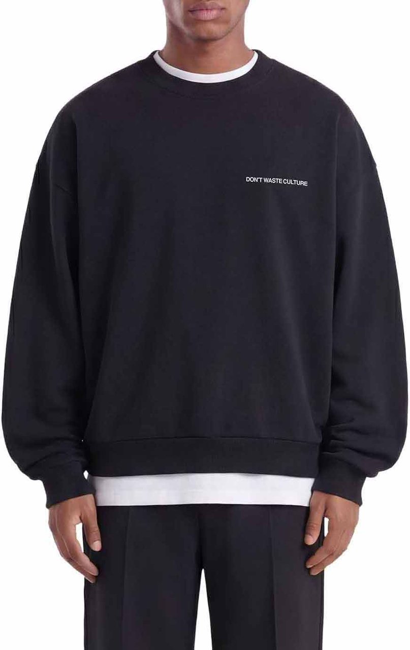 Don't Waste Culture Tripo Sweater | Black Zwart