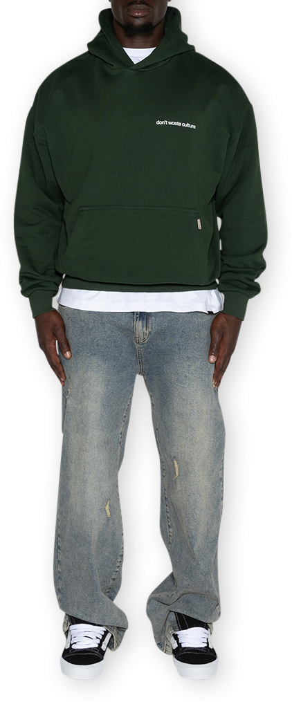 Don't Waste Culture Ray | Dark Green Donkergroen