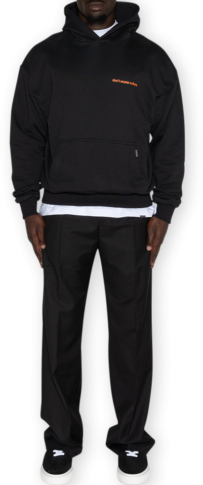 Don't Waste Culture Ray | Black/Orange Zwart