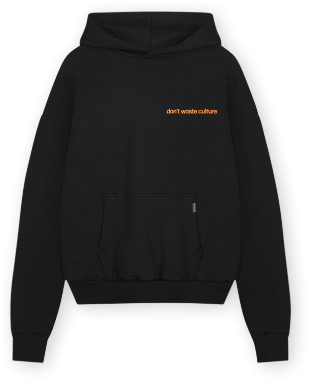 Don't Waste Culture Ray | Black/Orange Zwart