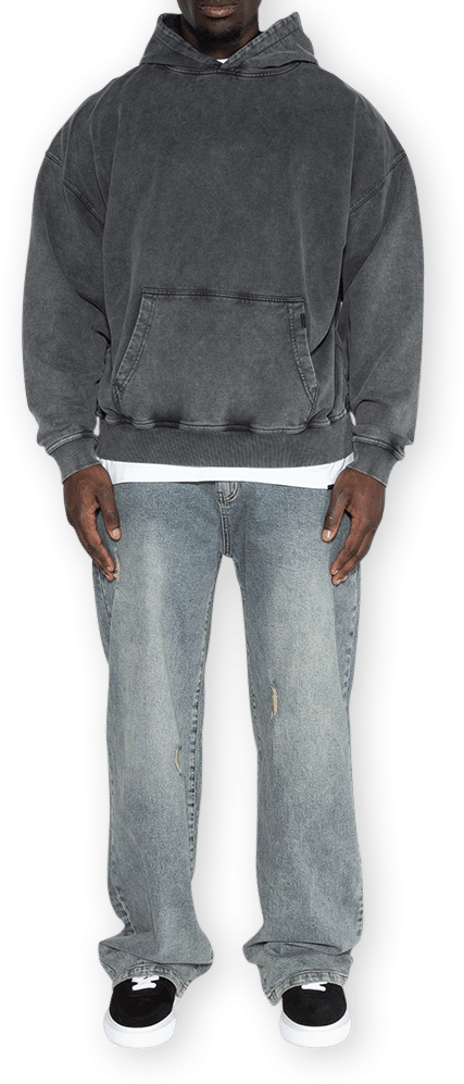 Don't Waste Culture Marek | Washed Black Donkergrijs