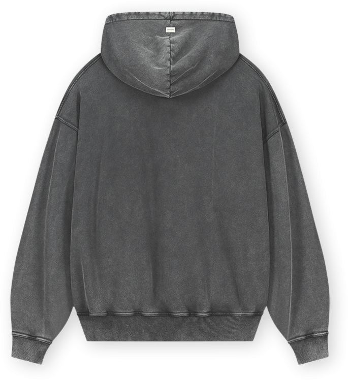 Don't Waste Culture Marek | Washed Black Donkergrijs