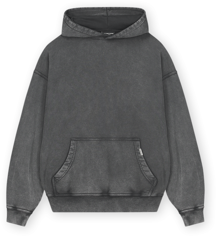 Don't Waste Culture Marek | Washed Black Donkergrijs