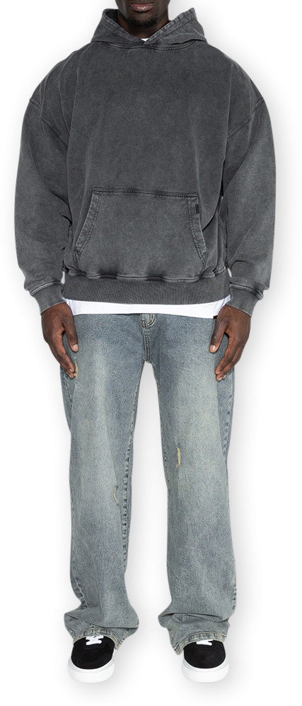 Don't Waste Culture Marek | Washed Black Donkergrijs