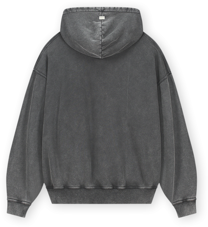 Don't Waste Culture Marek | Washed Black Donkergrijs