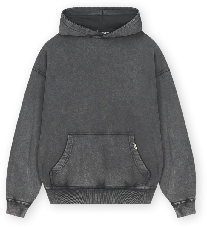 Don't Waste Culture Marek | Washed Black Donkergrijs