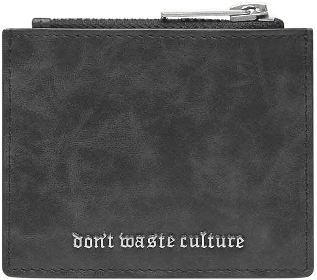Don't Waste Culture Card holder pouch | Dark Blue Blauw