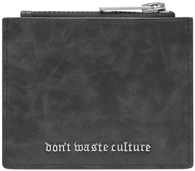Don't Waste Culture Card holder pouch | Dark Blue Blauw