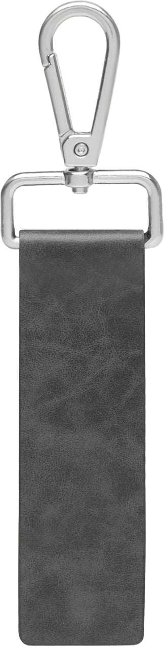 Don't Waste Culture Leather keychain | Grey Grijs