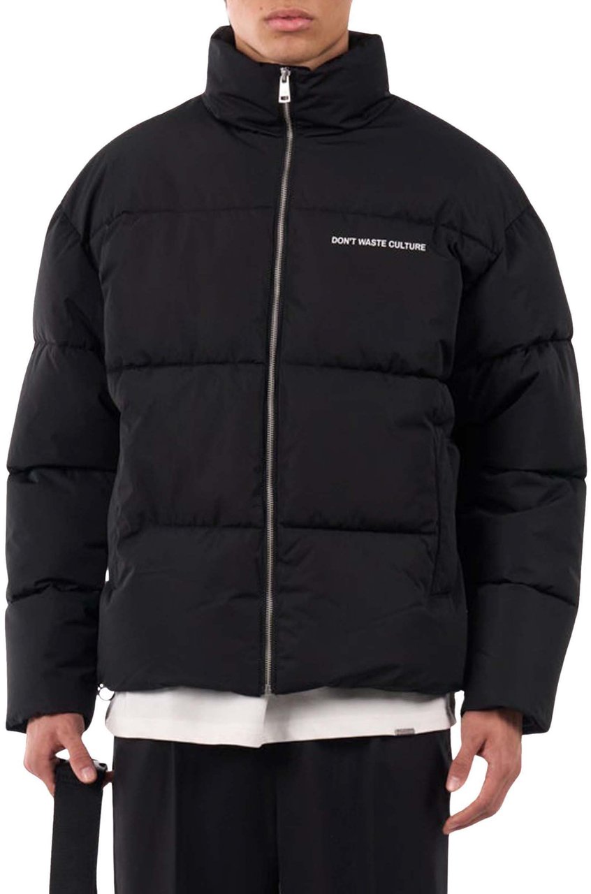 Don't Waste Culture Laore Puffer Winterjas Zwart