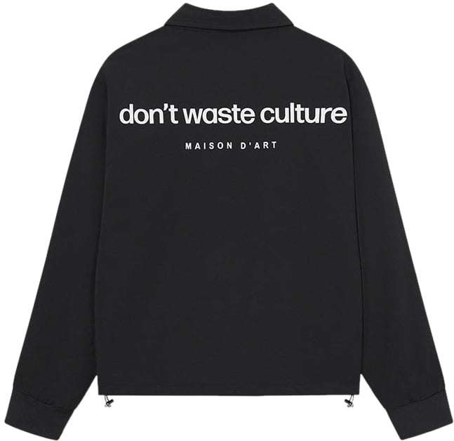 Don't Waste Culture Cha | Black/White Zwart