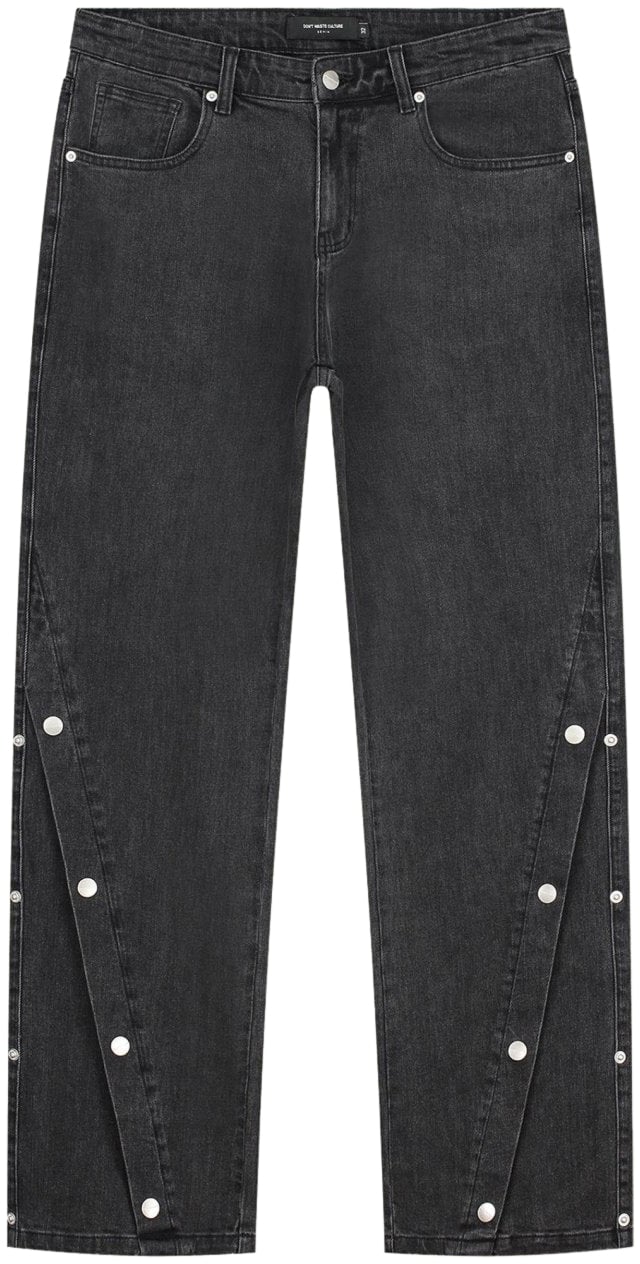 Don't Waste Culture Mason | Washed Black Donkergrijs