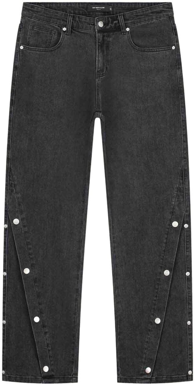 Don't Waste Culture Mason | Washed Black Donkergrijs