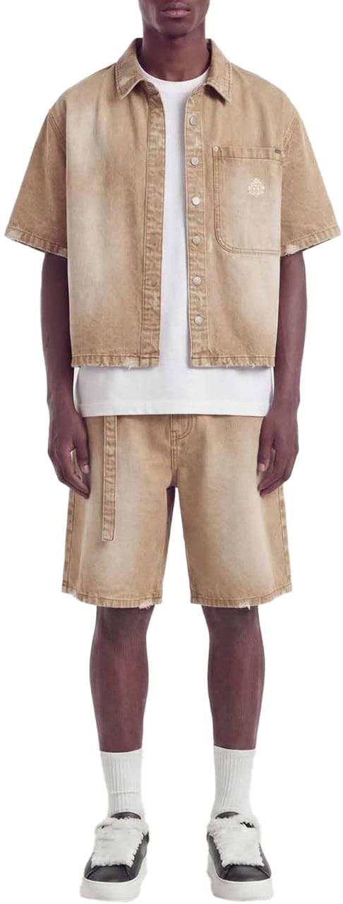 Don't Waste Culture Florayne Shorts | Brown Bruin