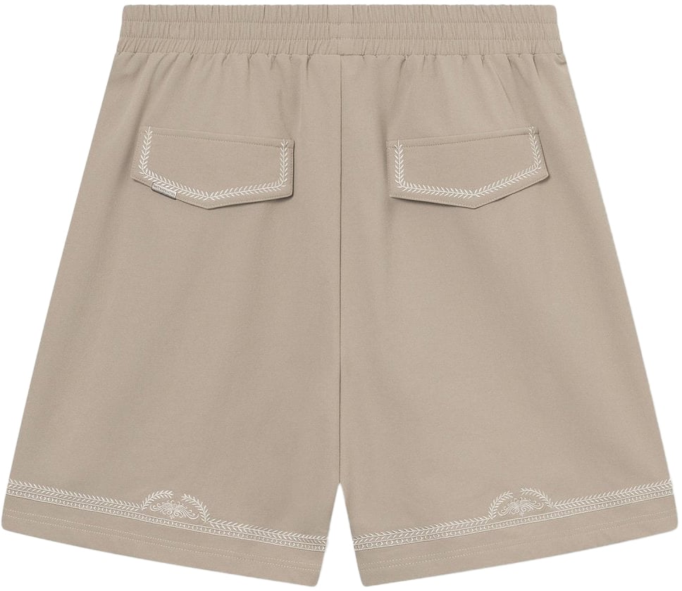 Don't Waste Culture Enkira Shorts | Warm Grey Taupe