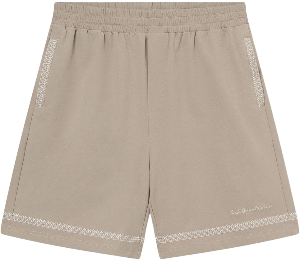 Don't Waste Culture Enkira Shorts | Warm Grey Taupe