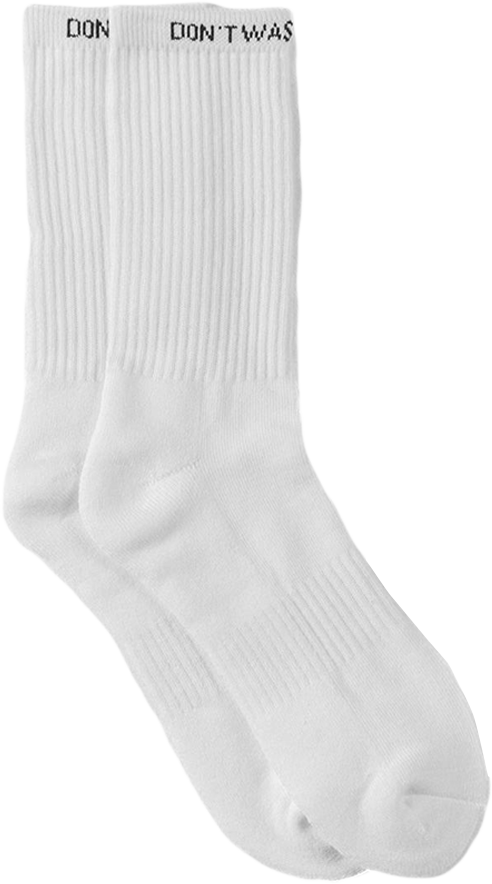 Don't Waste Culture Essential socks | White Wit