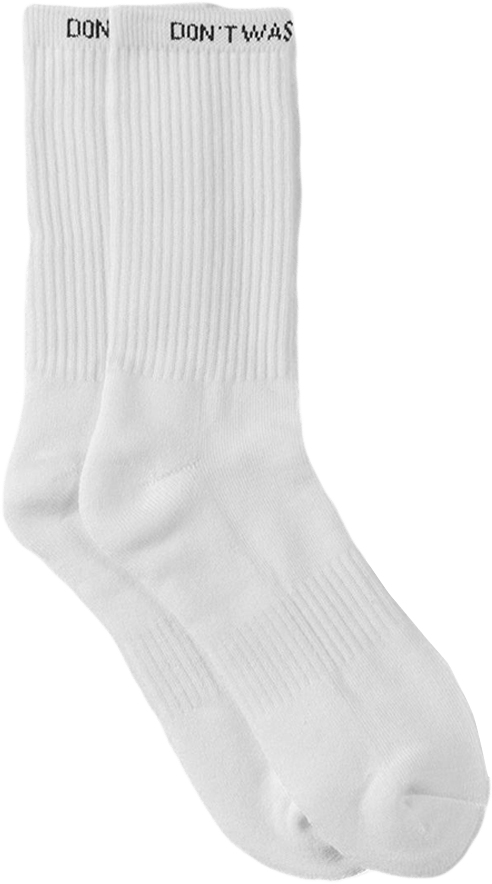 Don't Waste Culture Essential socks | White Wit