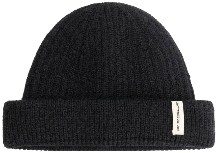 Don't Waste Culture Fisherman beanie | Black Zwart