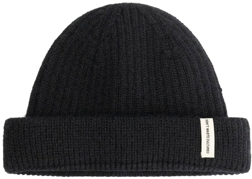 Don't Waste Culture Fisherman beanie | Black Zwart