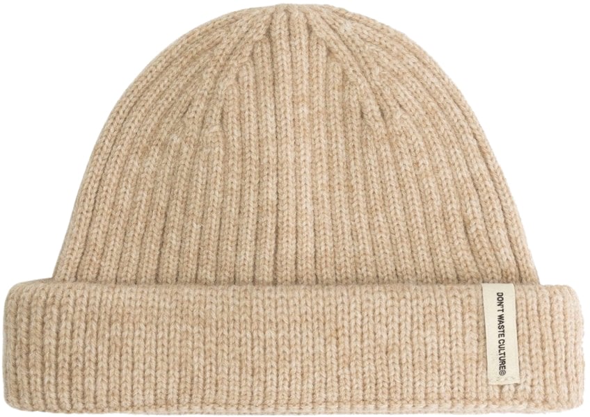 Don't Waste Culture Fisherman beanie | Cream Beige