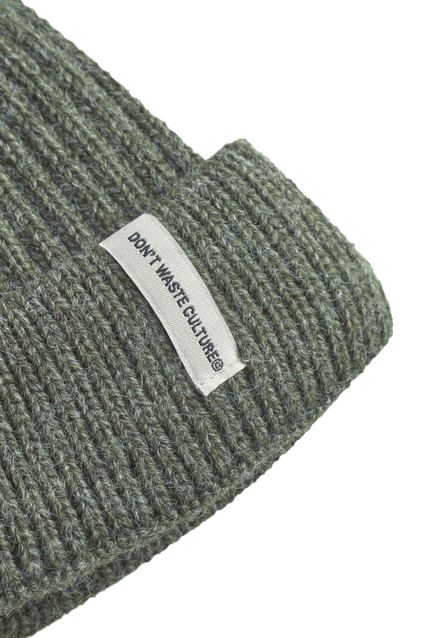 Don't Waste Culture Fisherman beanie | Moss Green Groen