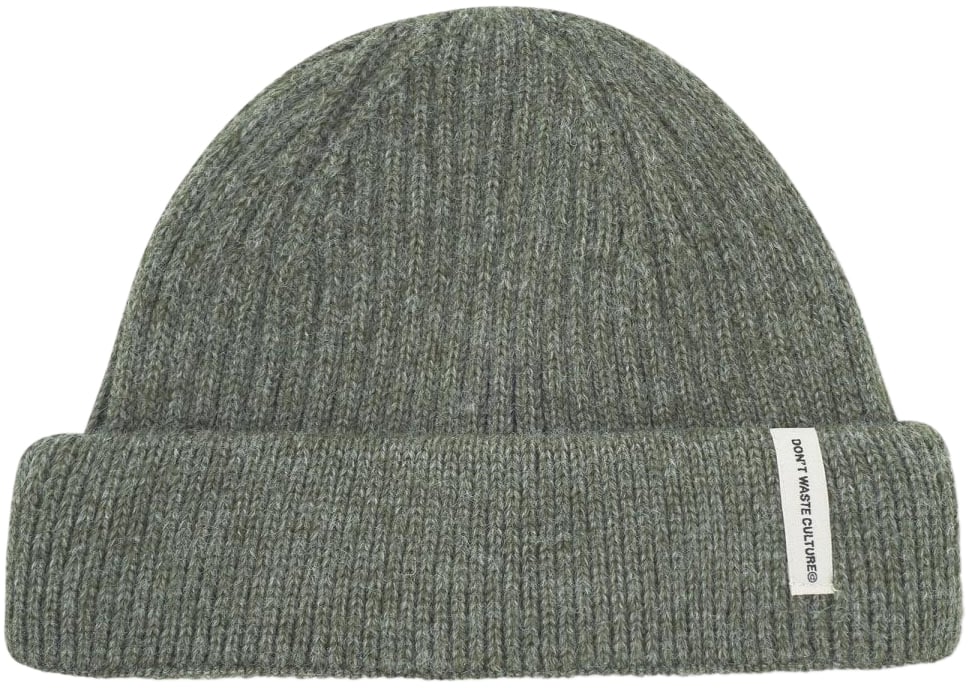 Don't Waste Culture Fisherman beanie | Moss Green Groen