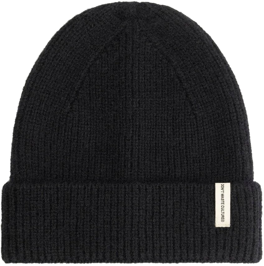Don't Waste Culture Classic beanie | Black Zwart
