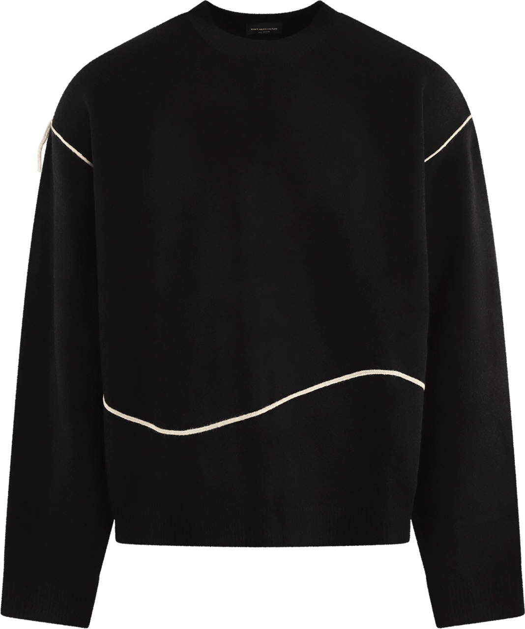 Don't Waste Culture Heren Tatu Sweater Zwart Zwart