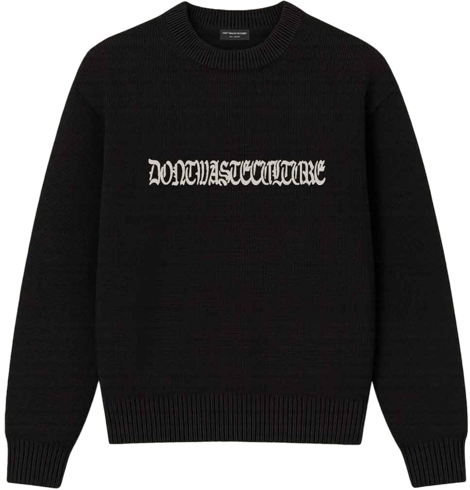 Don't Waste Culture Aretu | Black Zwart