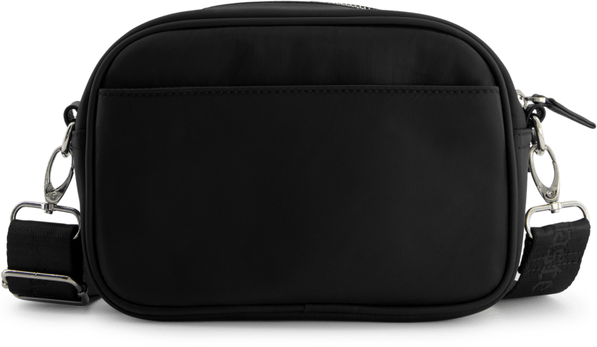 Don't Waste Culture Nylon Messenger Bag | Black Zwart