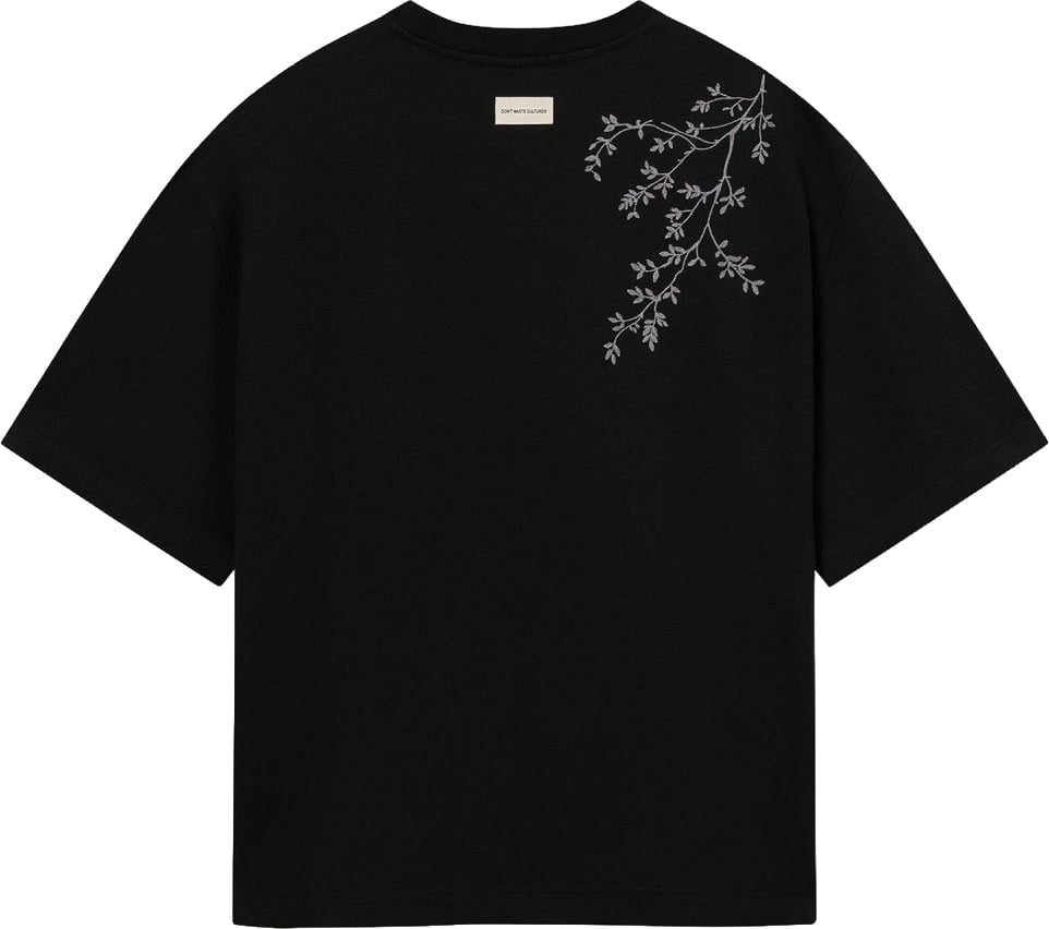 Don't Waste Culture Morikae T-shirt Black Zwart