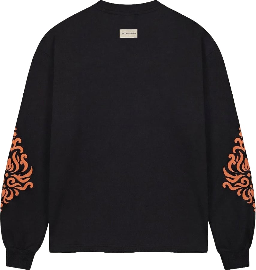 Don't Waste Culture Roye Longsleeve Black Zwart