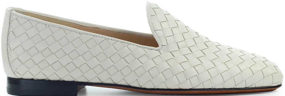Doucal's DOUCAL'S CREAM WOVEN LOAFER Wit