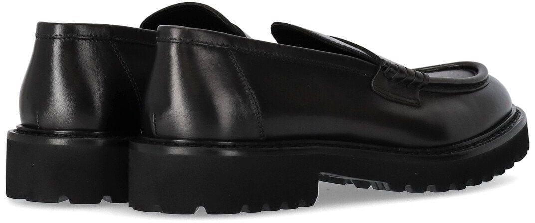 Doucal's DOUCAL'S ADLER GRAPHITE GREY LOAFER Grijs