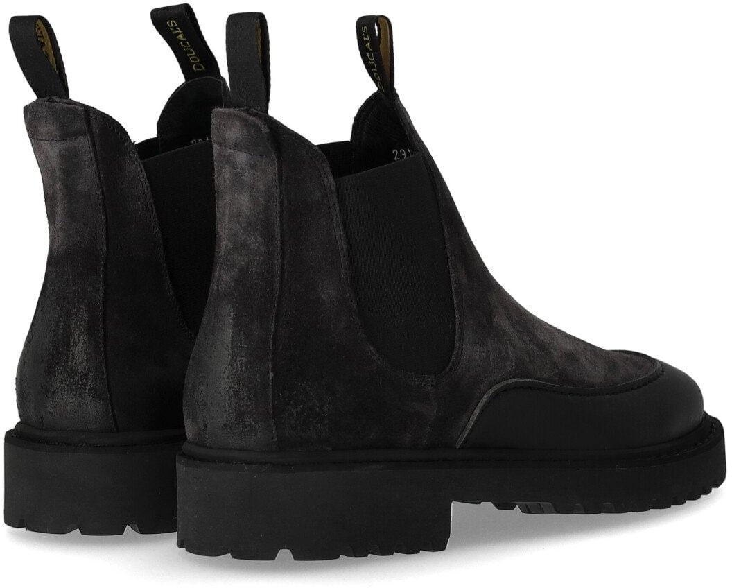 Doucal's DOUCAL'S HUMMEL ANTHRACITE GREY CHELSEA BOOT Grijs