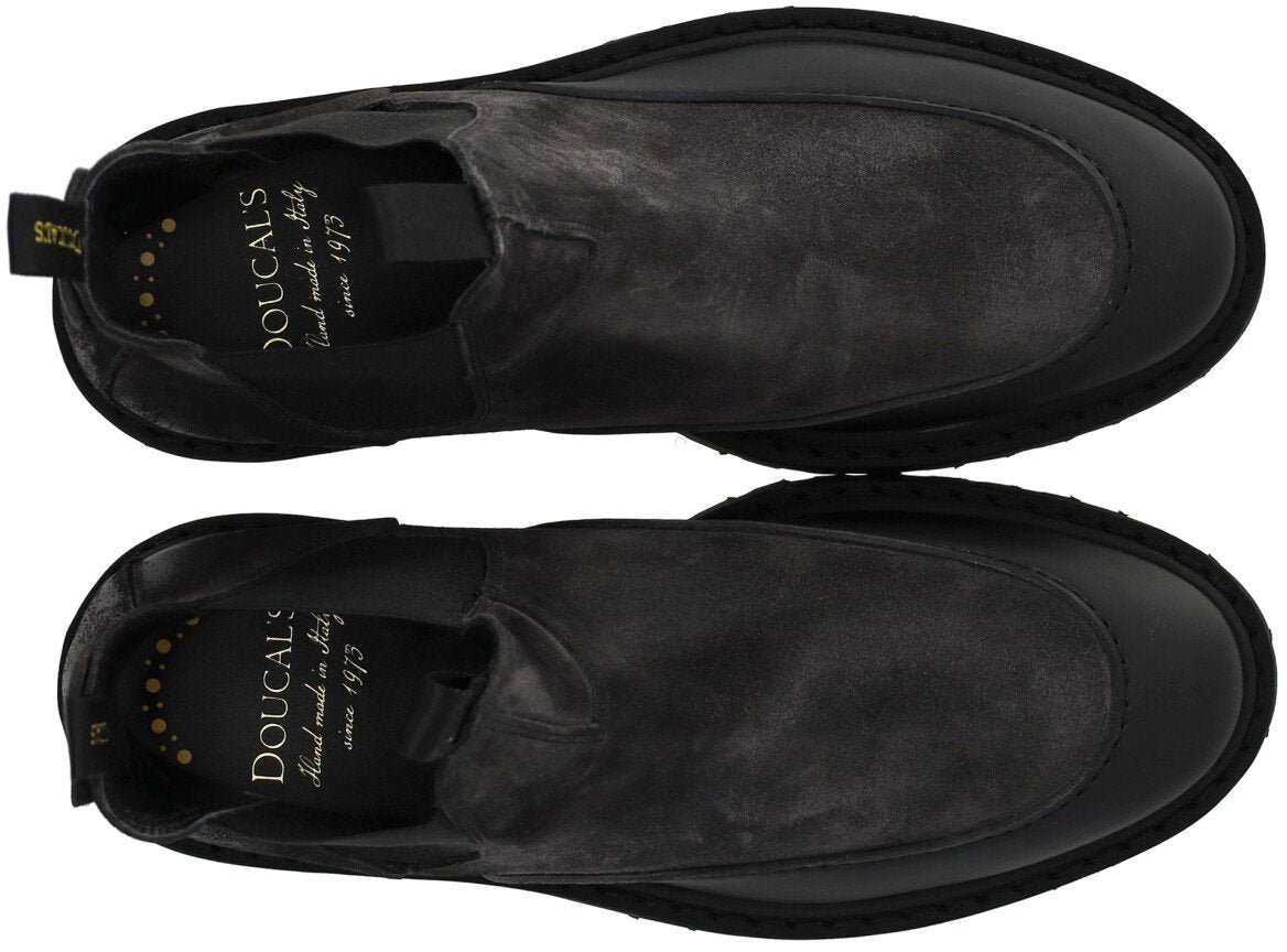 Doucal's DOUCAL'S HUMMEL ANTHRACITE GREY CHELSEA BOOT Grijs