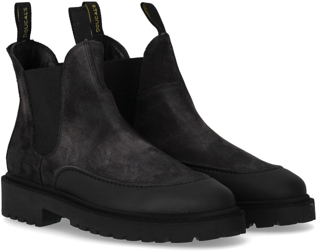 Doucal's DOUCAL'S HUMMEL ANTHRACITE GREY CHELSEA BOOT Grijs