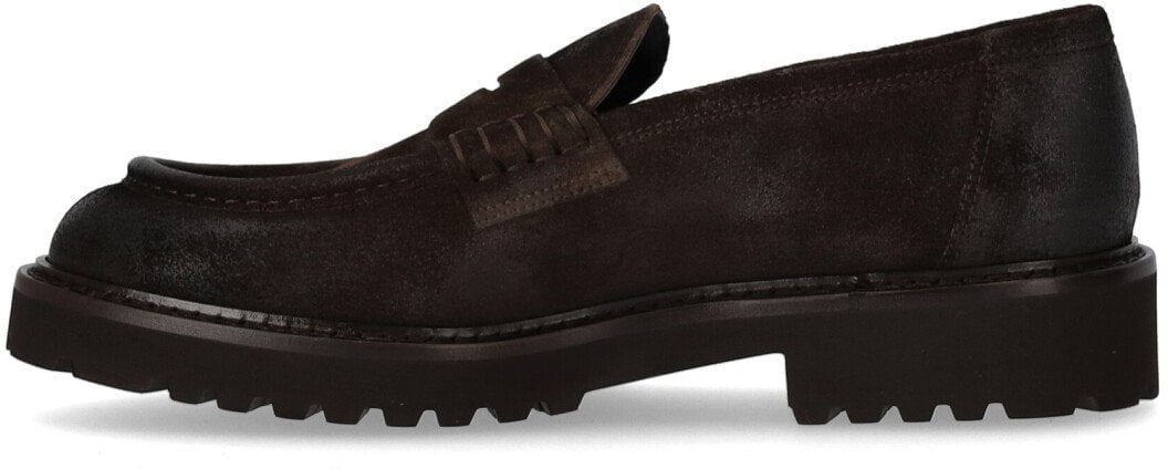 Doucal's DOUCAL'S COMMANDER DARK LOAFER Bruin