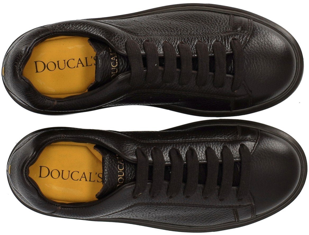 Doucal's DOUCAL'S TUMBLET EBONY SNEAKER Bruin