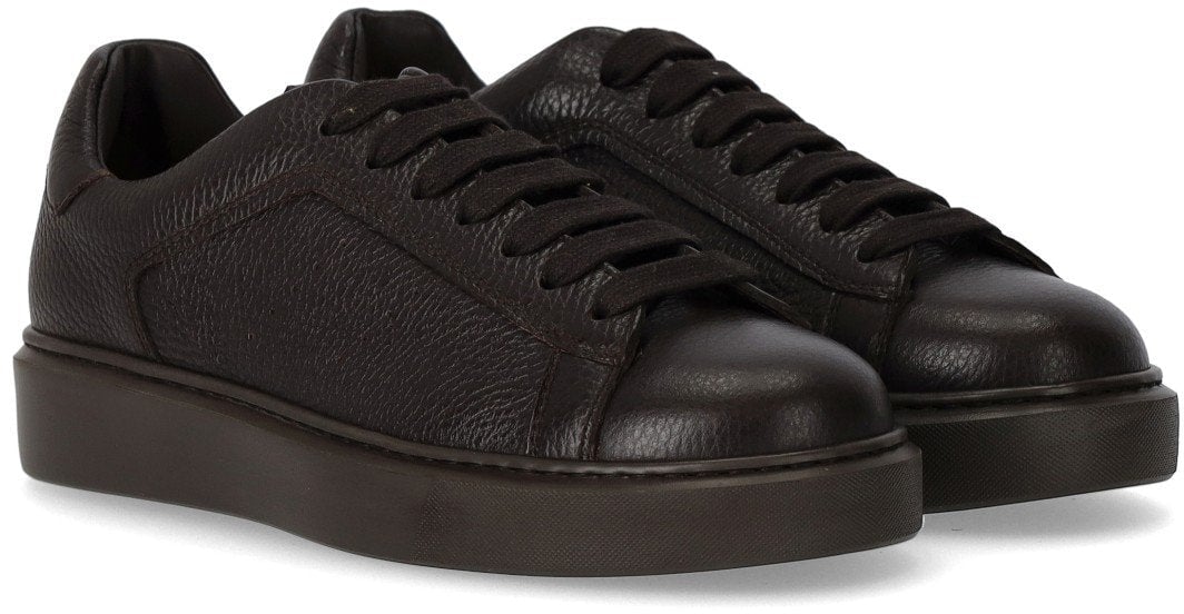 Doucal's DOUCAL'S TUMBLET EBONY SNEAKER Bruin