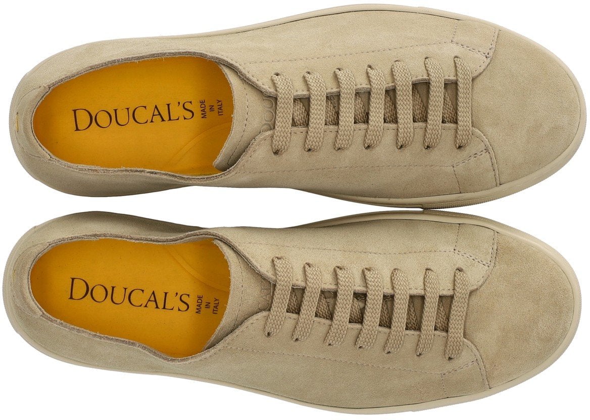 Doucal's DOUCAL'S SUEDE SNEAKER Beige