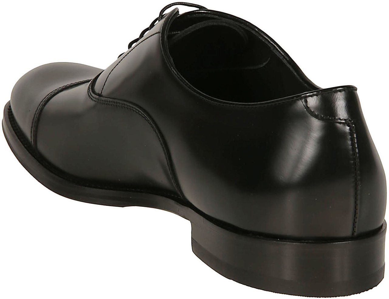 Doucal's Cap Toe Oxfords Black Zwart