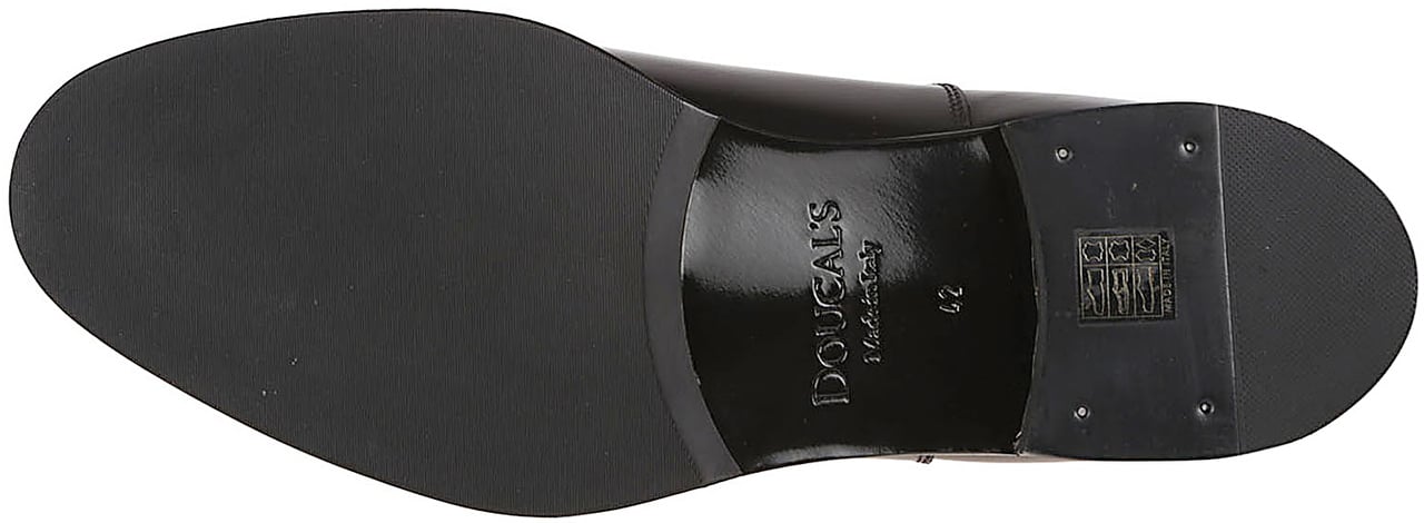 Doucal's Cap Toe Oxfords Black Zwart